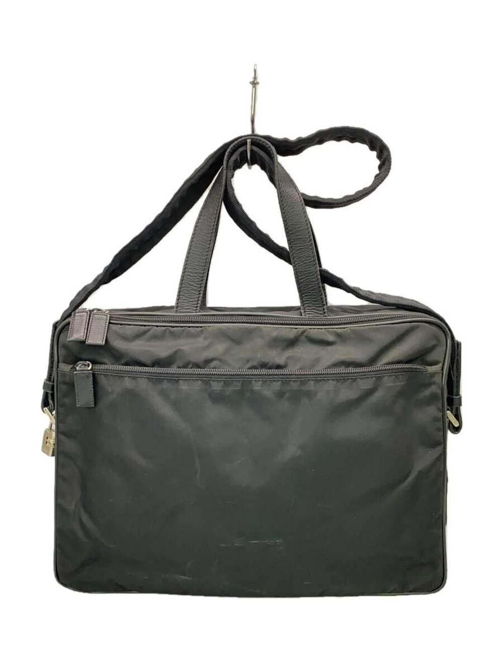 Prada Briefcase Black Handle Zip